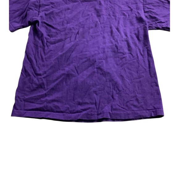 Jerzees‎ Girls Crew Neck T-Shirt Purple Size M 10-12 Short Sleeve Casual Cotton - Picture 9 of 9